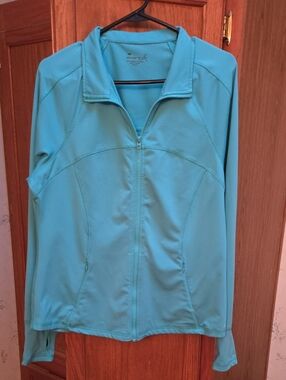 Women’s Light Blue Full-Zip Active Jacket